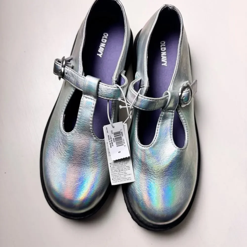 Old Navy Secure Strap Mary-Jane  Girl’s Shoes Sz 4 Y NWT